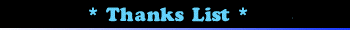 Thankslist