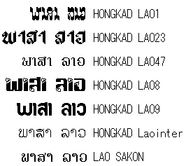 fonts